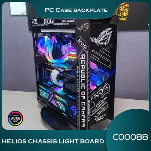 RGB Light Panel 4 In 1Pollution Dynamic Display,For Asus ROG Strix Helios Case,DIY 5V Board LED Decoration