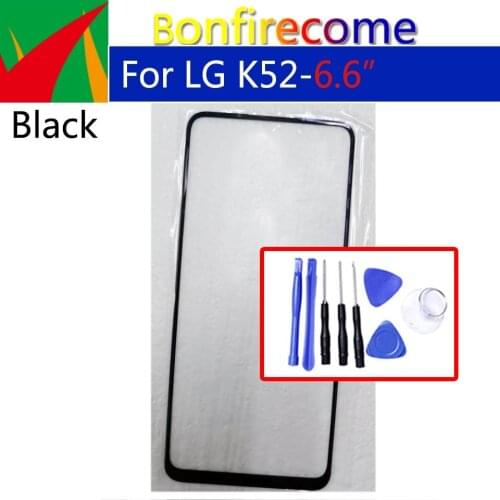 Replacement For LG K52 LMK520EMW Touch Screen Front Glass Panel LCD Outer Lens