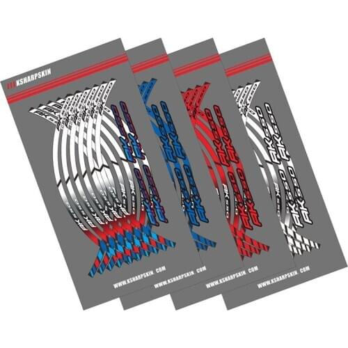 12 X Motorcycle outer ring sticker stripe wheel accessories decorative reflective decals Suitable for KYMCO AK550 ak 550