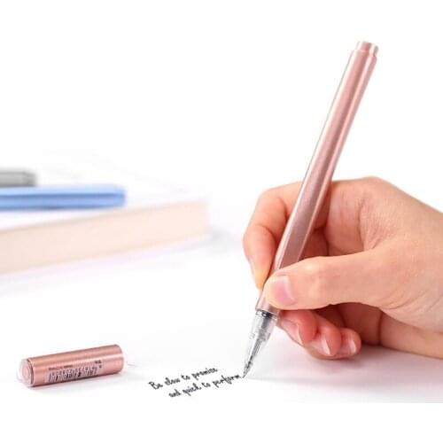 3 Pcs 0.5mm Black Gel Pens Ballpoint Pen Writing Tool Office School Stationery Student Gifts