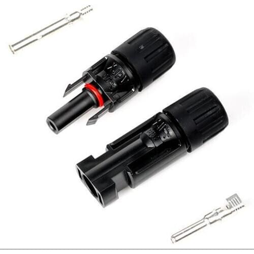 5PCS Connector DC Solar Panel Mouted Connector for inverter M12 Thread Solar Panel Connector Pairs Male Female
