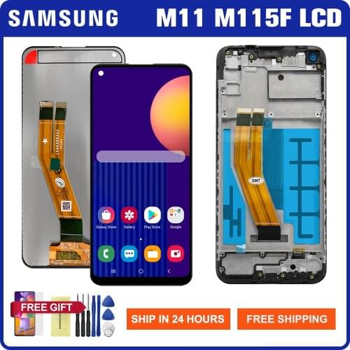 6.4'' Original Lcd For Samsung Galaxy M11 M115 SM115F M115G/DS LCD Display Touch Screen Digitizer Assembly For Samsung M11