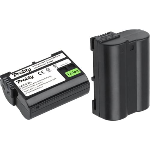 2500mAh EN-EL15C EN-EL15 Battery for Nikon Z5, Z6, Z6 II, Z7, Z7II D7000 D7100 D7200, D850 D750 D7500 D810 D500 D800