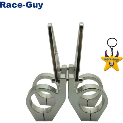 45mm Fork Diameter CNC Aluminum Headlight Brackets For Monkey Bike