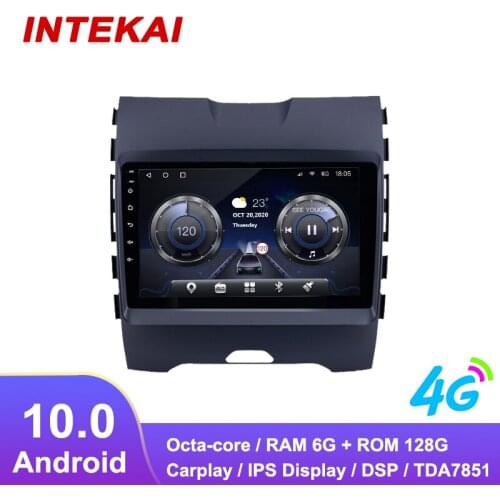 9"Android 10.0 Car Radio GPS Navigation autoradio multimedia player for Ford Edge 2013-2017 head unit stereo