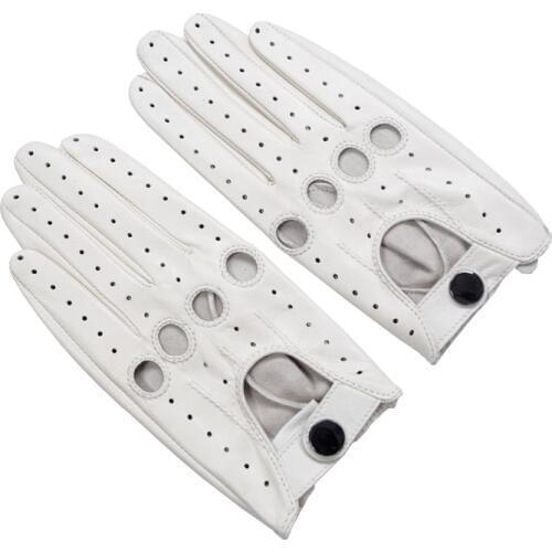 Free Shipping Fashion Women Leather Gloves Goatskin Spring Driving Gloves Full Finger Non Slip Mitten Female Real Leather Gloves