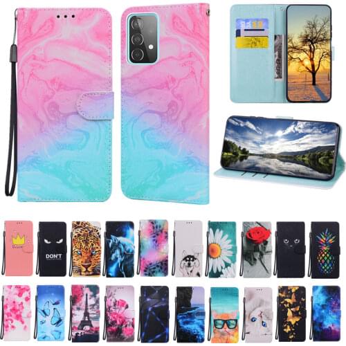 Wallet Case for Samsung A72 A52 A11 A10S A31 A01 Flip Leather Coque for Galaxy M01 M31 M51 Card Slot Stand Full Protection Cover