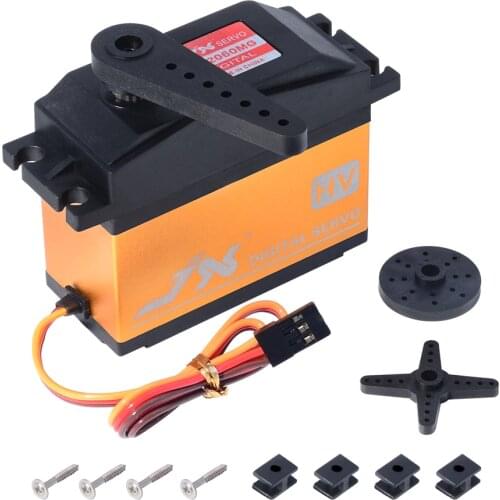 JX PDI-HV2060MG 60KG High Torque 120 180 360 Digital Servo For RC Model Helicopter Parts 1/5 Rc Car Helicopter