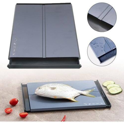 Fast Thawing Board Home Use Thaw Frozen Food Meat Fish SeaFood Quick Thawing Plate Defrost Kitchen Gadget Tool Fast Defrost Tray
