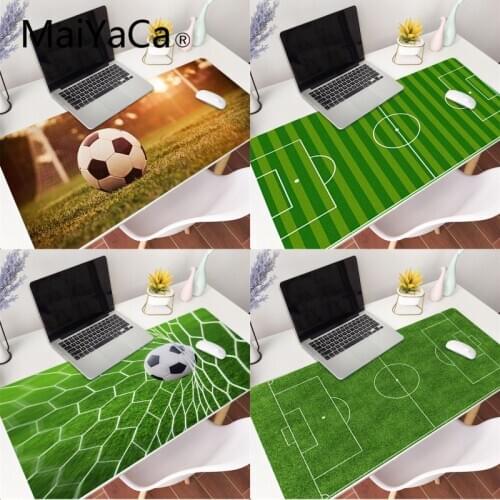 MaiYaCa Football Field Keyboard Gamer Gaming Mouse pads Gaming Accessories Mousepad Mouse Mat Desk Keyboard xxl Mouse Pad Game