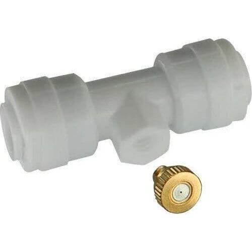 HEMAN 5~55 sets Misting Cooling Kits Including Brass Nozzles, Nozzle Holder for Patio Outdoor Cooling Misting System