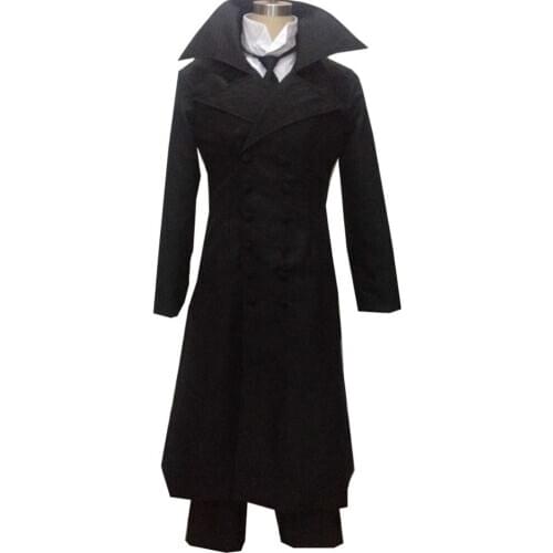 2018 New Style Black Butler Kuroshitsuji Undertaker Anime Cosplay Costume