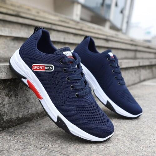JXGXSX Men Sneaker Casual Work Shoes Non-slip Wear-resistant Protective Shoes Outdoor Breathable Male Air Cushion Mesh Shoes
