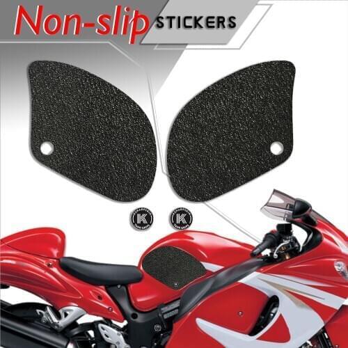 Motorcycle Non-slip Sticker Grips Protector Sticker Decal Gas Knee Grip Tank Traction Pad decals For SUZUKI 00-18 HAYABUSA