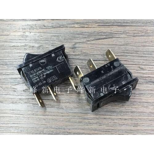 Original new 100% C1510VA 3pin 2gear rocker switch bButton warping power switch starts 16A 250V