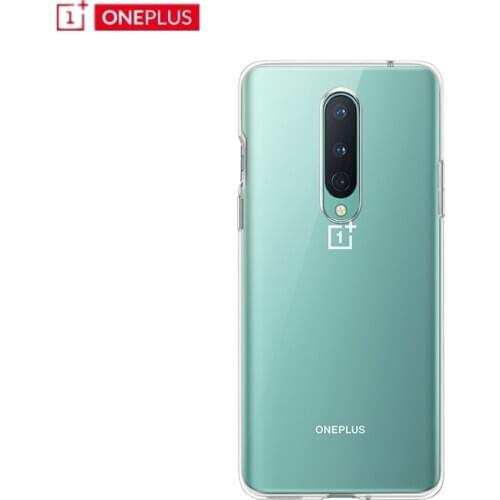 Original Oneplus 8 HD Clear All-Cover Protective Case Back-Cover Transparent TPU Soft Shell for Oneplus Mobile Phone