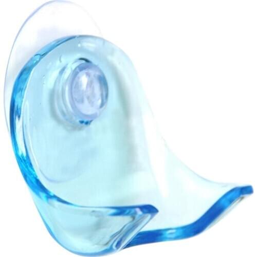 Plastic Shaver Suction Cup Clear Hanger Hanging Rack Bathroom Storage Shelf Toothbrush Holder