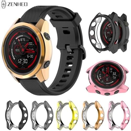 Plating TPU Protective Case Cover For Garmin Forerunner 745 Smart Watch Case Protector Bumper Shell Frame