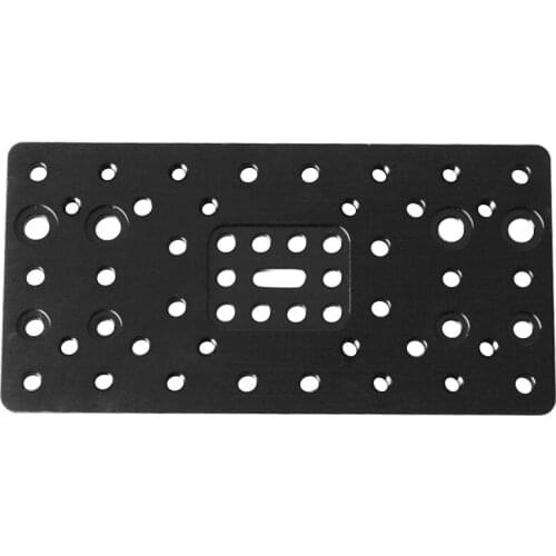 Aluminum alloy gantry plate, double-wide slide rail mounting plate