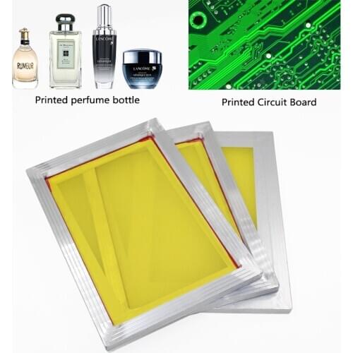 Screen printing frame 35*45 40*50Aluminum silk screen frame Stretched white yellow multi-specification mesh