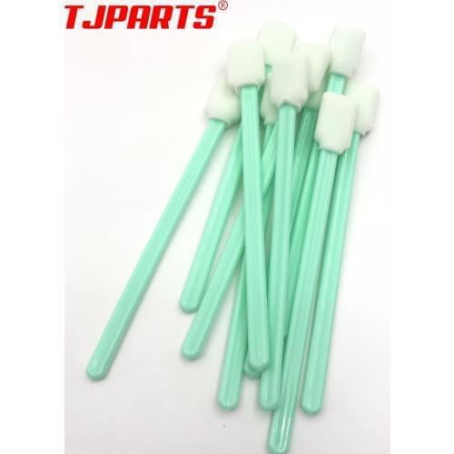 5PCX Solvent Foam Tipped Cleaning Swab indoor outdoor Roland Mimaki Mutoh Large Format Inkjet Printer for Epson printhead camera