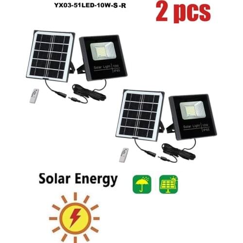 2pcs 51leds Outdoor Garden Fence light Solar Power Solar Wall lamp Night Light-Sensitive Security Gate Porch Path Patio Fence li