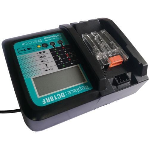 Newest Fan cooling Li-ion Battery Charger 6.5A Charging Current for Makita 14.4V 18V BL1830 Bl1430 DC18RF DC18RA Power tool