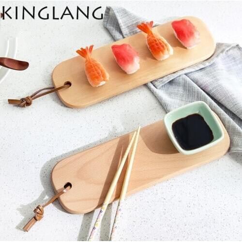 1pc 28cm Very Cheap Wood Sushi Plate Board Long Length Platter Wholesale
