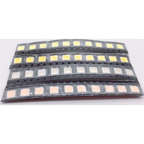 100pcs 5050 SMD LED White Warm White Red Yellow Green Blue Pink UV led diode