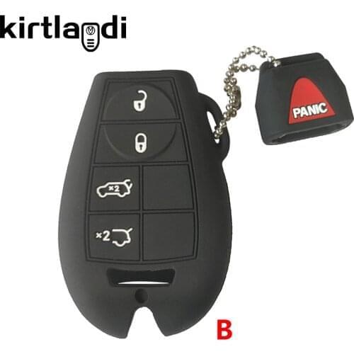 2/3/4/6 Buttons Remote Car Key Cover Case Holder for Chrysler 300 C Grand Voyager for Jeep Grand Cherokee for Dodge Caravan Key