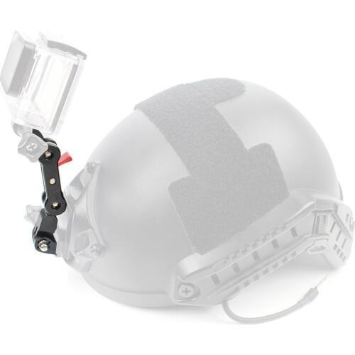 Aluminum Alloy Magic Arm Mount Adapter Dual Head Pivot Activity Connector 360° Rotation for Gopro Action Camera for DJI Osmo