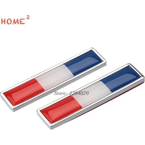 Car Accessories Side Stickers for France French Flag Emblem Badge Decals for Porsche BMW Land Rover Renault Lexus Infiniti Audi