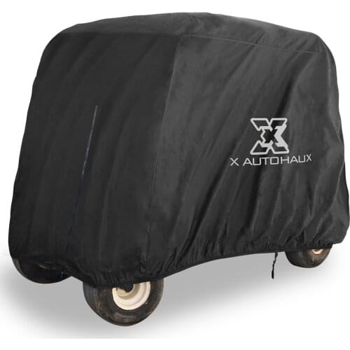 X Autohaux Waterproof Golf Cart Cover 400D Protective Outdoor Cover Sunproof Dustproof for 2 / 4 Passengers Golf Cart Accessory