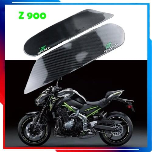 For kawaski Z900 2017-2021 Z 900 Motorcycle Fuel tank Rubber Sticker Protector Sheath Knee Tank pad Grip Decal Anti-slip