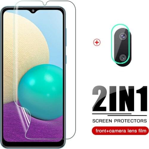 For Samsung Galaxy A02 Soft Hydrogel Film Camera Lens Protective For SamsungA02 Sansung Sumsung Samsong A 02 6.5" Film Not Glass