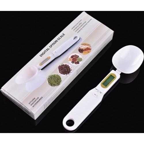 500g/0.1g LCD Display Digital Kitchen Measuring Spoon Electronic Digital Spoon Scale Mini Kitchen Scales Baking Supplies