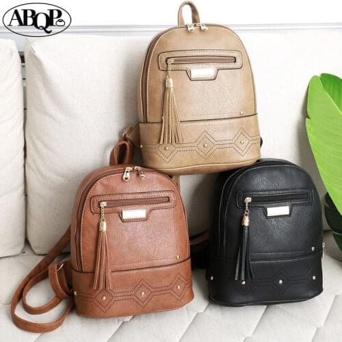 Fashion PU Leather Backpack Womens Bag Mochila Feminina Purse For Women Ladies Tote Multi-function Luxury Shoulder Messgner Bag