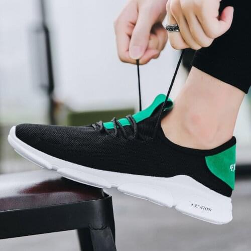 New Mesh Men Sneakers Casual Shoes Lac-up Men Shoes Lightweight Comfortable Breathable Walking Sneakers