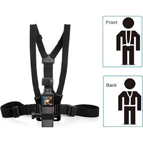 Outdoor Activity Chest Strap Double Shoulder Adjustable Straps For FIMI PALM Handheld Gimbal Camera Chest Fixing Accessories