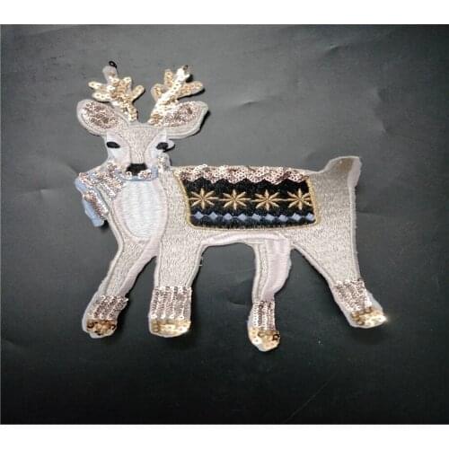 Need To Stitch Fawn Home Decoration Painting Casual Wear Denim T-Shirt Patch Clothing Accessories Handmade Sequins Accessories