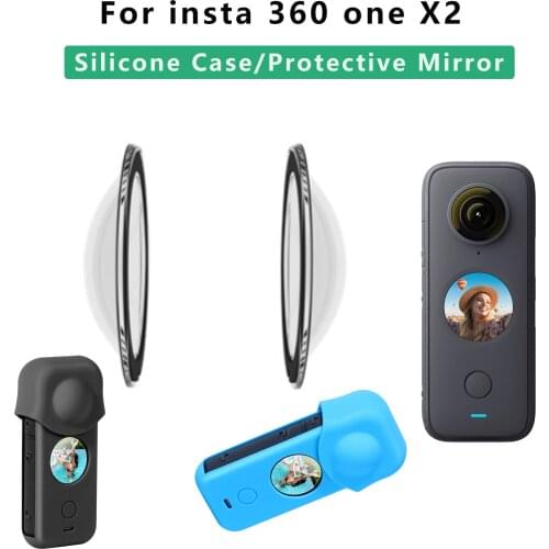 New For Insta360 ONE X2 Lens Guard Camera Body Silicone Case Protective Lens Cover Accessories