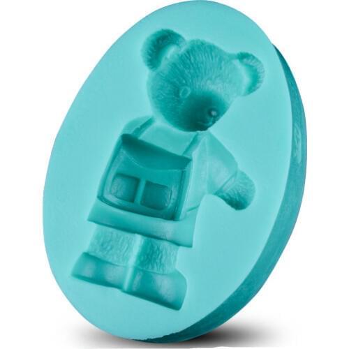 New Arrival Bear Shape 3D Silicone Cake Mold Fondant Cake Tools For Cupcake D258