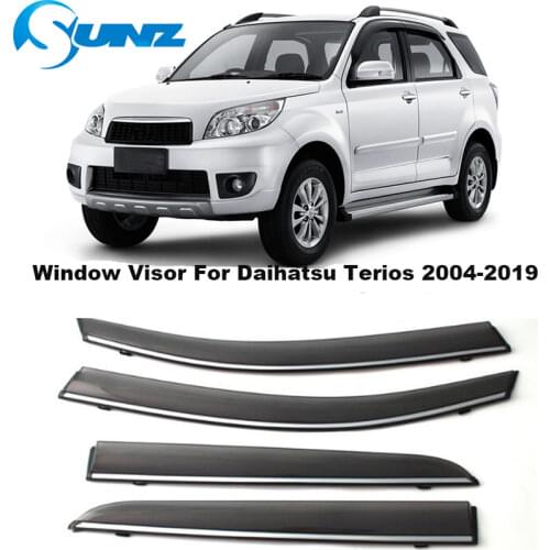 Side Window Visors For Toyota Terios 2004 2005 2006 2007 2008 2009 2010-2018 Weathershields Sun Rain Guard Deflectors SUNZ