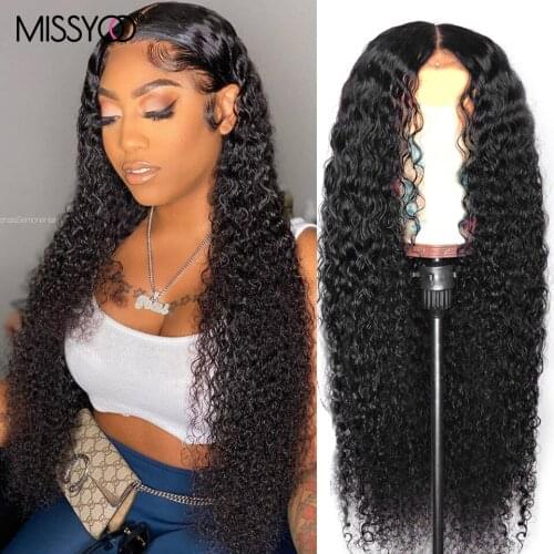 13x4 Lace Front Wig Malaysian Virgin Transparent Lace Human Hair Wigs Curly Wig Human Hair Wigs Kinky Curly Wig For Black Women