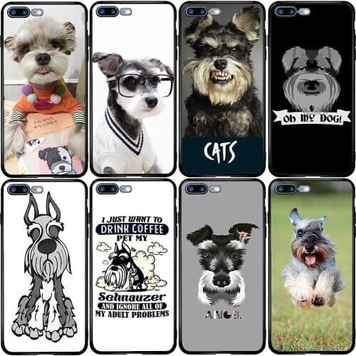 Phone Case for Samsung A5 A6 A7 A8 A10 A20 A30 A40 A50 A60 A70 A80 A90 J3 J4 J5 J6 J8 Plus Miniature Schnauzer Dog