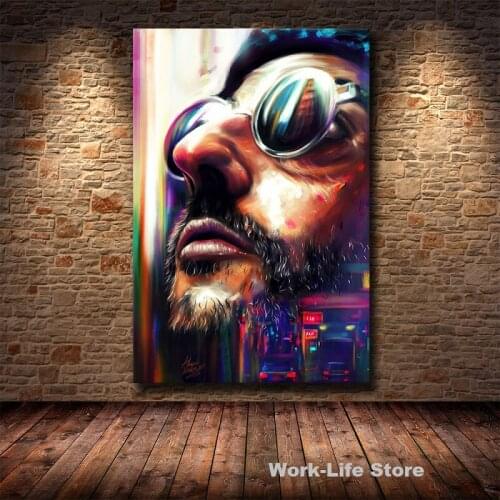 Movie Poster Leon The Professional Pop Art Canvas Prints Home Wall Decor Teen Bedroom Art Paintings Bar Room Decoration No Frame