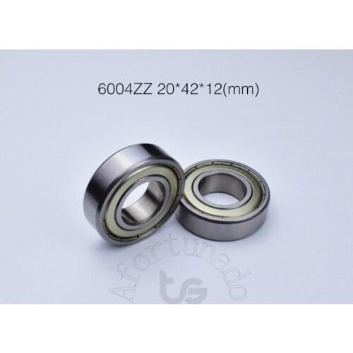 6004ZZ 20*42*12(mm) 1Piece bearing free shipping metal sealing bearings chrome steel deep groove bearing 6004 6004ZZ bearings