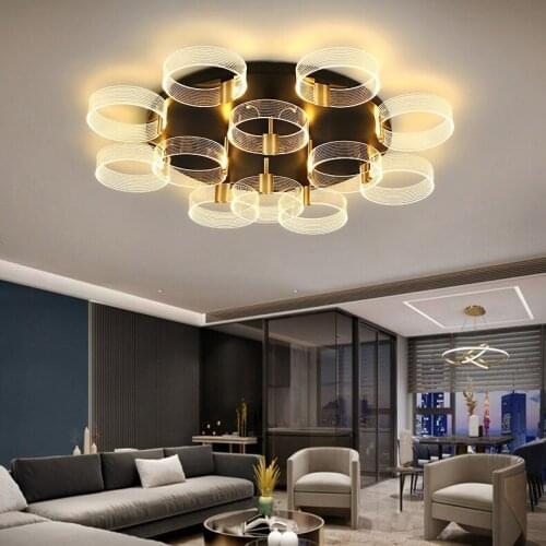 Lights for living room dining room Simple Modern Atmosphere Home Bedroom Nordic Creative LED Ceiling Lamp Lighting Free Shipping