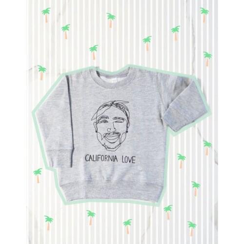 Tupac Sweatshirt 2Pac California Love 90s Hip Hop Clothing jumper long sleeve sweats fashion clothes tops