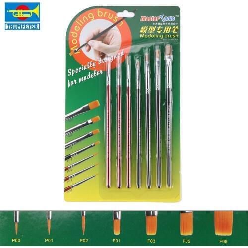 Trumpeter Assembled Model DIY Professional Tools Model Brush Razor Knife Mini Hand Saw Rivet Maker Squirt Hook Cutter Engraver